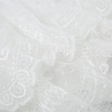 "Women's Black Low Waist Tiered Lace Skirt - White Fairycore Micro Boho Skirt, Trendy Summer Fashion Clothing" - Faith Affinity