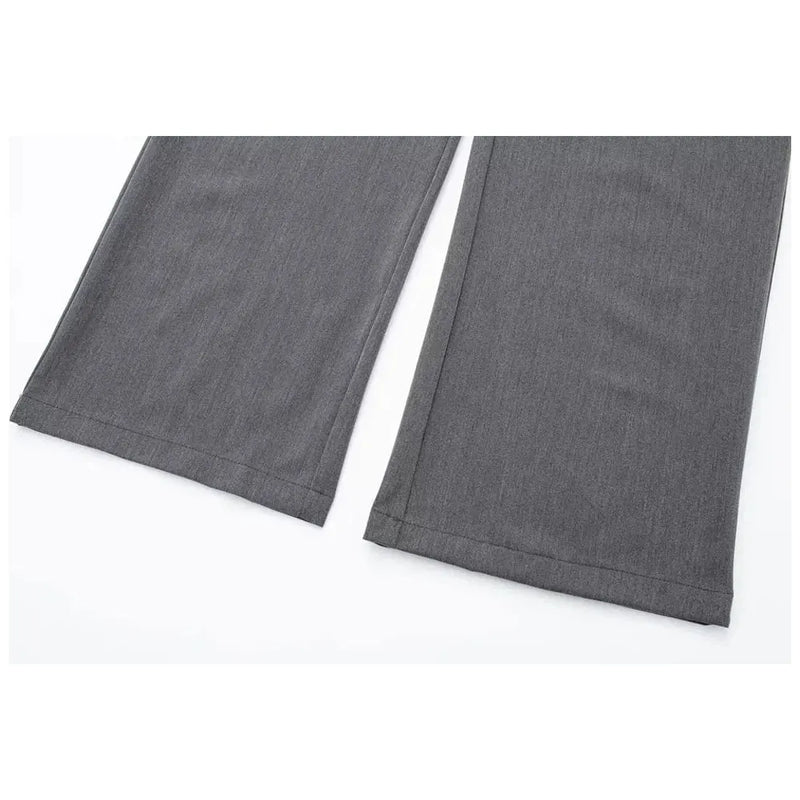 "TRAF Women's Vintage High Waist Wide Leg Pants with Front Darts & Pockets - Zipper Fly, Fashion Female Trousers" - Faith Affinity