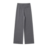 "TRAF Women's Vintage High Waist Wide Leg Pants with Front Darts & Pockets - Zipper Fly, Fashion Female Trousers" - Faith Affinity