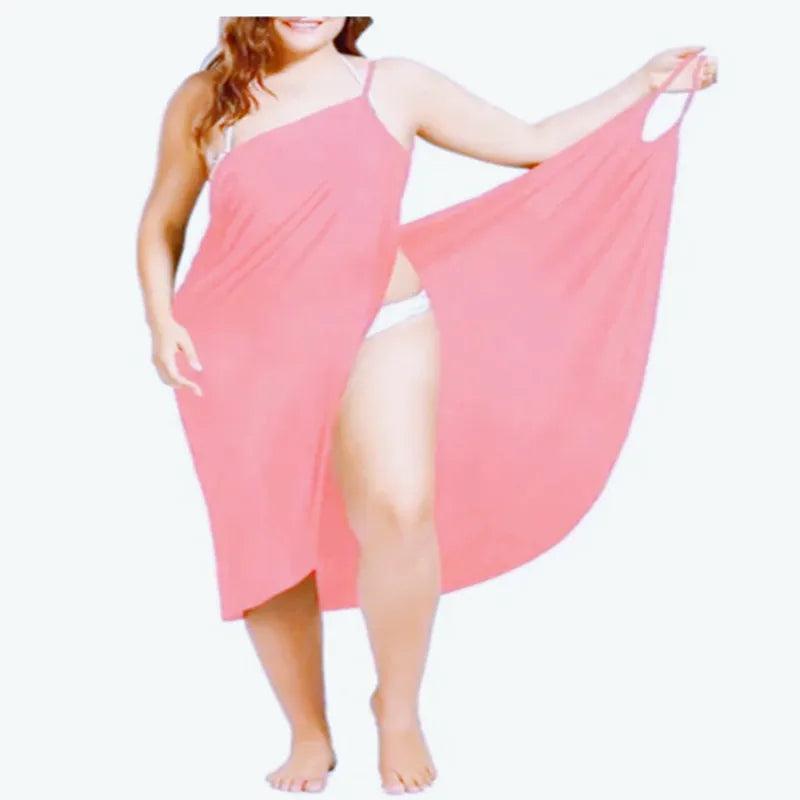 Women’s Sling Beach Robe Dress - Backless Cross Sarong Cover Up Pareo Swimwear Vestido de Mujer - Faith Affinity
