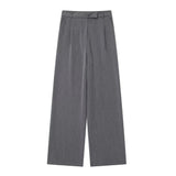 "TRAF Women's Vintage High Waist Wide Leg Pants with Front Darts & Pockets - Zipper Fly, Fashion Female Trousers" - Faith Affinity